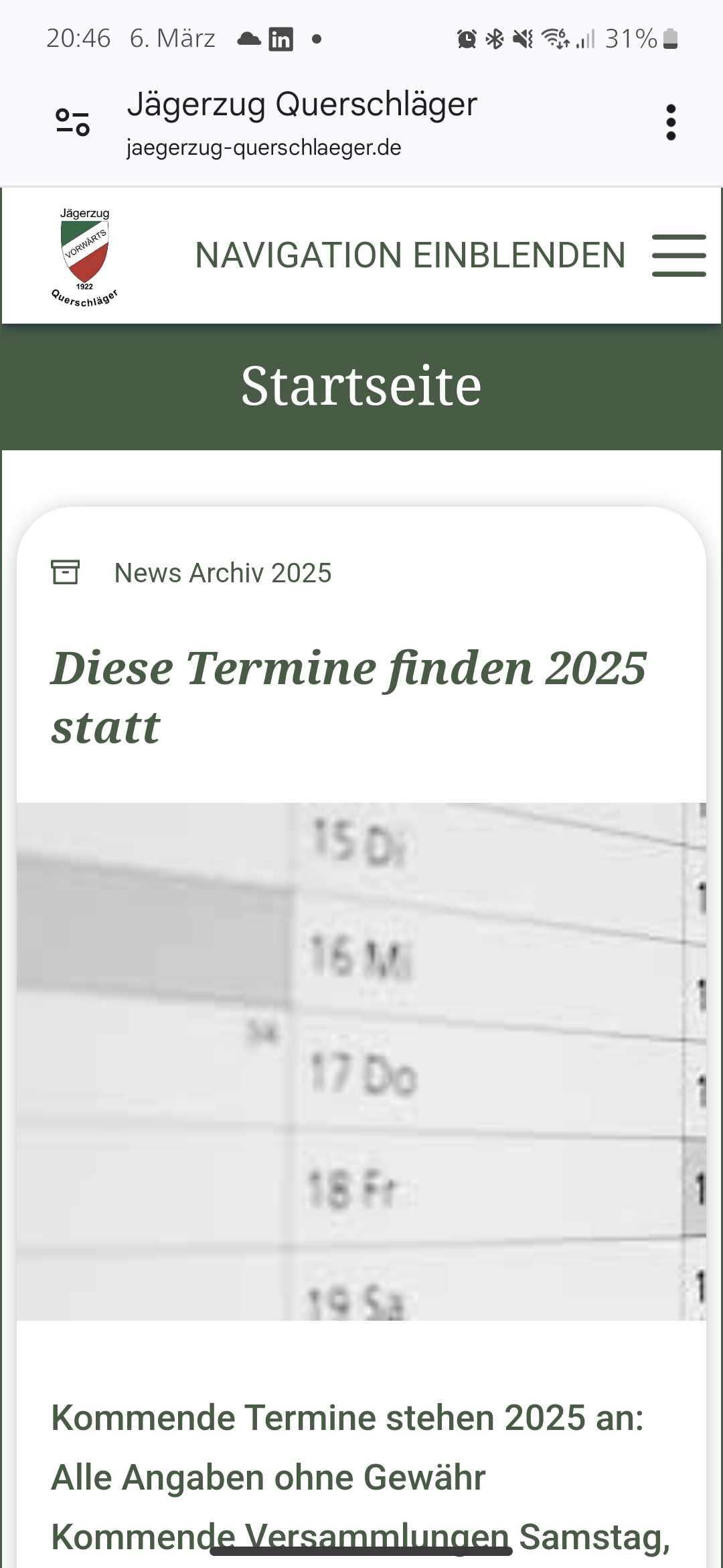 Die Querschläger Web-App für unterwegs